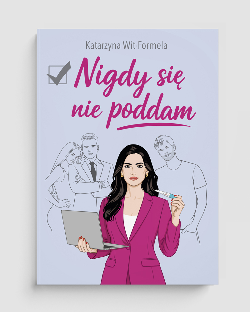 ilustrowana okładka książki